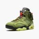 AirTravis Scott x Air Jordan 6 Retro Olive CN1084 200 Medium OliveBlack SailUniver AJ6 Black