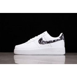 Nike Air Force 1 07 Essentials Black Paisley ——DH4406-101 Casual Shoes Unisex