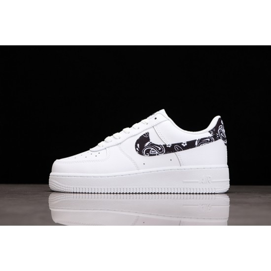 Nike Air Force 1 07 Essentials Black Paisley ——DH4406-101 Casual Shoes Unisex