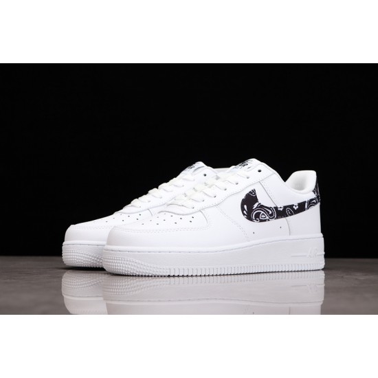 Nike Air Force 1 07 Essentials Black Paisley ——DH4406-101 Casual Shoes Unisex