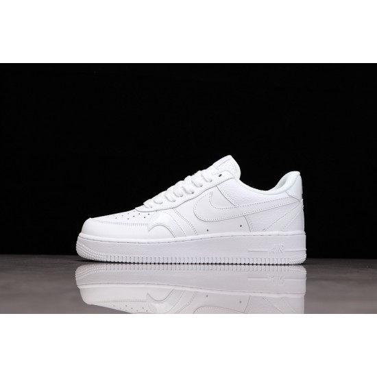 Nike Air Force 1 07 LV8 Misplaced Swoosh - Triple White —— CK7214-100 Casual Shoes Unisex