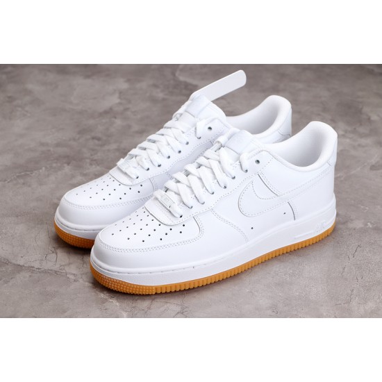 Nike Air Force 1 07 White Gum Light Brown —— DJ2739-100 Casual Shoes Unisex
