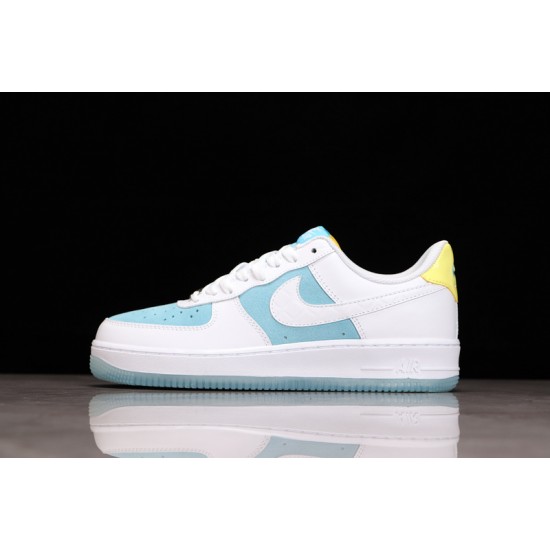 Nike Air Force 1 Blue White Yellow —— AA7687-400 Casual Shoes Unisex