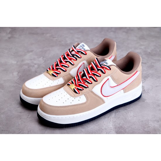 Nike Air Force 1 Brown White ——DQ5079-111 Casual Shoes Men