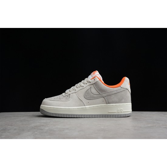 Nike Air Force 1 Gray Orange ——CQ5059-102 Casual Shoes Unisex