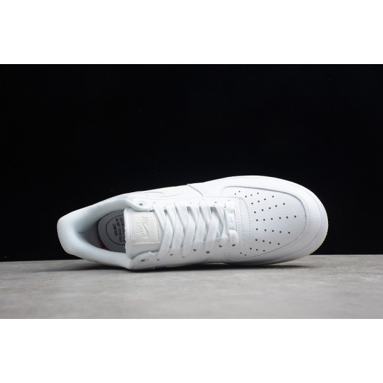 Nike Air Force 1 Low 07 Essential Triple White --AO2132-101 Casual Shoes Unisex