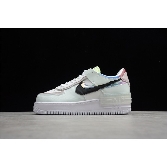 Nike Air Force 1 Low Pixel Swoosh - Barely Green --CV8480-300 Casual Shoes Women