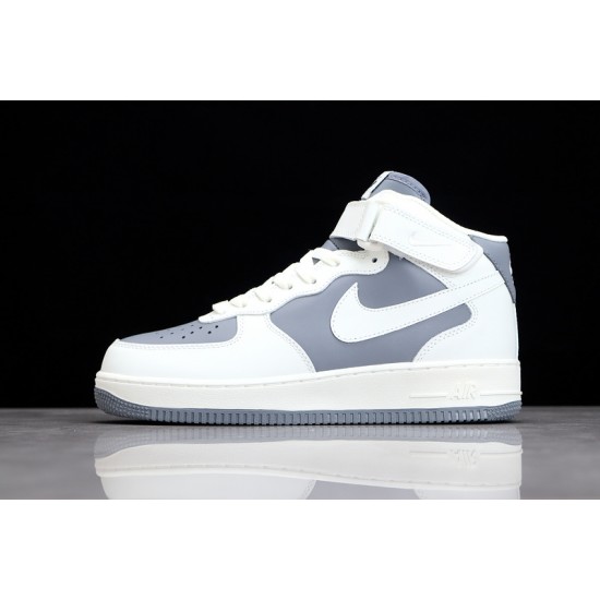 Nike Air Force 1 Mid 07 White Gray --LZ6819-609 Casual Shoes Unisex