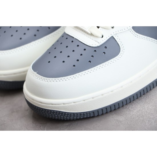Nike Air Force 1 Mid 07 White Gray --LZ6819-609 Casual Shoes Unisex
