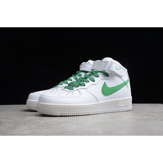 Nike Air Force 1 Mid 07 White Green --366731-909 Casual Shoes Unisex