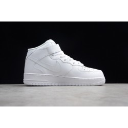 Nike Air Force 1 Mid All white --315123-111 Casual Shoes Unisex