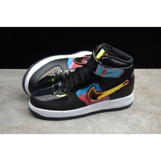 Nike Air Force 1 Mid Black Blue --DC0831-101 Casual Shoes Unisex