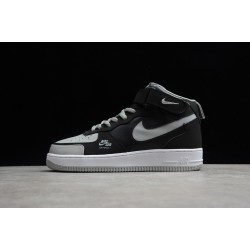Nike Air Force 1 Mid Black Gray --BQ6819-008 Casual Shoes Unisex