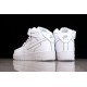 Nike Air Force 1 Mid Black White --369733-809 Casual Shoes Unisex