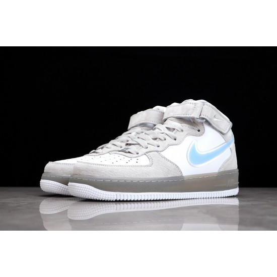 Nike Air Force 1 Mid Blue Gray --BQ9925-102 Casual Shoes Unisex