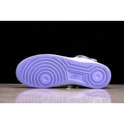 Nike Air Force 1 Mid Blue Purple --CV3039-107 Casual Shoes Unisex