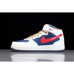 Nike Air Force 1 Mid Blue Red White --512745-068 Casual Shoes Unisex