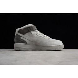 Nike Air Force 1 Mid Gray --807618-200 Casual Shoes Unisex