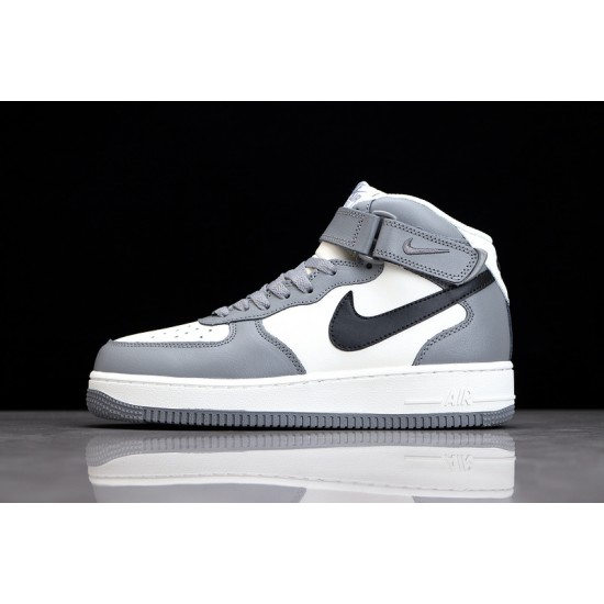 Nike Air Force 1 Mid Gray Black --AQ3778-994 Casual Shoes Unisex