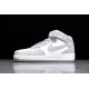 Nike Air Force 1 Mid Gray White --CQ3866-015 Casual Shoes Unisex