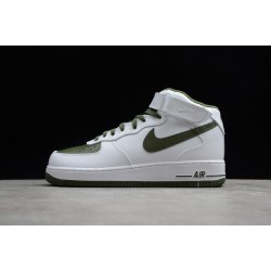 Nike Air Force 1 Mid Green White --554724-088 Casual Shoes Unisex