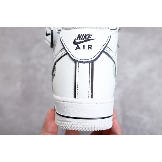 Nike Air Force 1 Mid Grey White --AQ2898-008 Casual Shoes Unisex