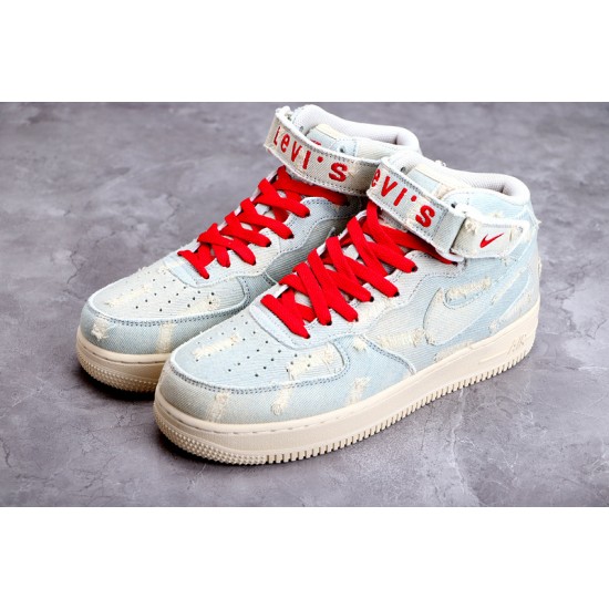 Nike Air Force 1 Mid Levis X --651122-215 Casual Shoes Unisex