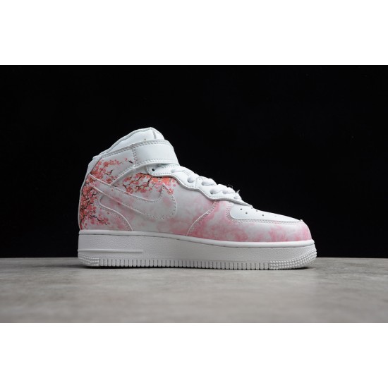 Nike Air Force 1 Mid Pink --AQ8020-601 Casual Shoes Women