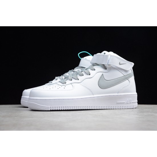 Nike Air Force 1 Mid Static Refective --366731-606 Casual Shoes Unisex