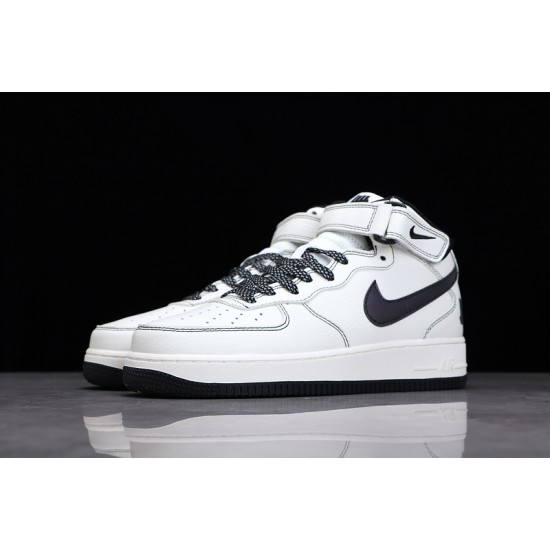 Nike Air Force 1 Mid Undefeated X Black White --CJ6690-100 Casual Shoes Unisex