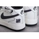 Nike Air Force 1 Mid Undefeated X Black White --CJ6690-100 Casual Shoes Unisex