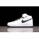 Nike Air Force 1 Mid White Black --366731-808 Casual Shoes Unisex