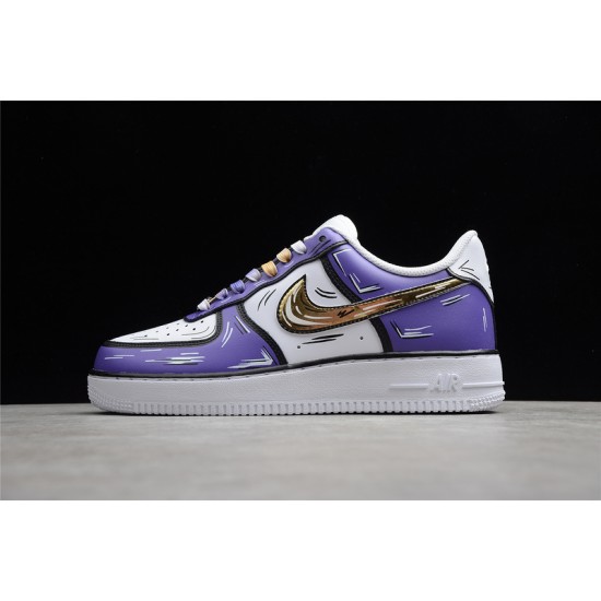 Nike Air Force 1 Low Purple Gold —— CW2288-216 Casual Shoes Unisex