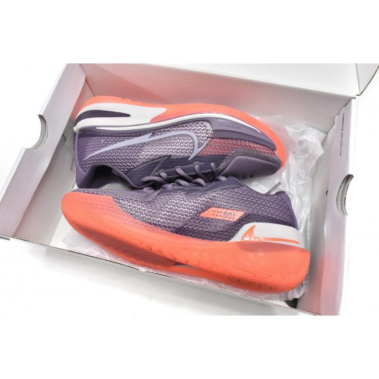 Nike Air Zoom G.T. Cut Amethyst Smoke Bright Mango CZ0175-501 Sport Shoes