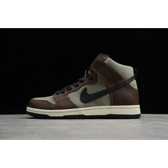 Nike SB Dunk High Baroque Brown --BQ6826-201 Casual Shoes Unisex