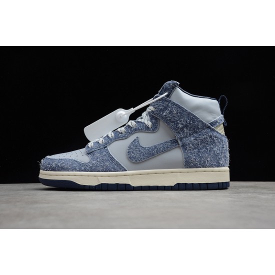 Nike SB Dunk High Blue --CW32092-400 Casual Shoes Unisex