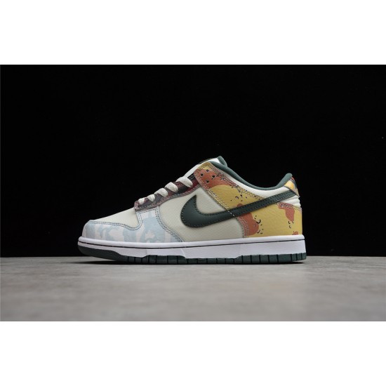 Nike SB Dunk Low Sail Multi-Camo White --DH0957-100 Casual Shoes Unisex