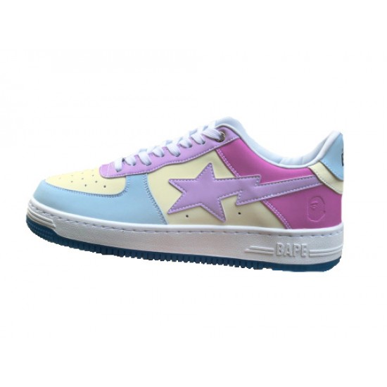 A Bathing Ape Bape Sta Low Pink Shoes