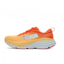 Hoka Bondi 8 Orange Yellow White Women Men Running Shoe