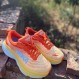 Hoka Bondi 8 Orange Yellow White Women Men Running Shoe