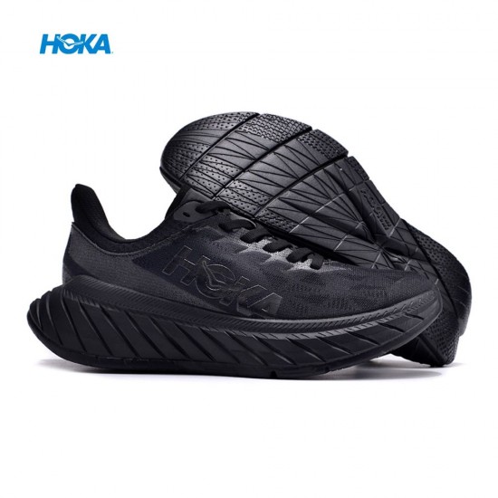 Hoka Carbon X2 All Black Women Men Running Shoe