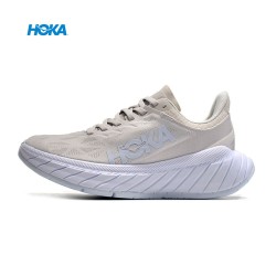 Hoka Carbon X2 Beige White Women Men Running Shoe