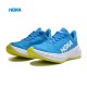 Hoka Carbon X2 Blue White Green Men Running Shoe