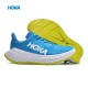 Hoka Carbon X2 Blue White Green Men Running Shoe