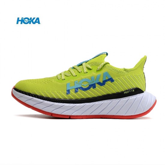 Hoka Carbon X3 Yellow Green Blue Red Women Men Running Shoe