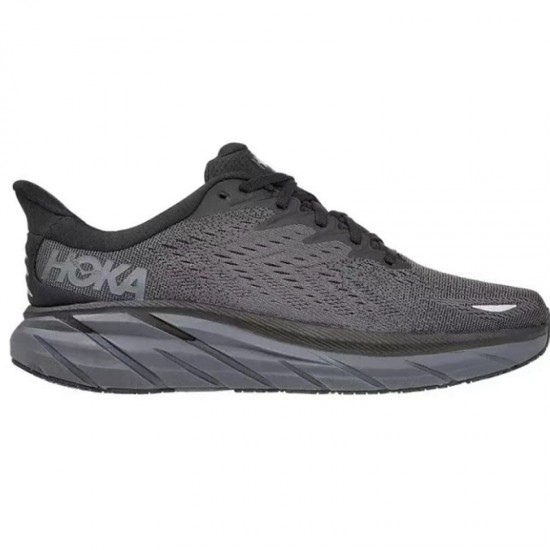 Hoka Clifton 8 All Black Women Men Running Shoe