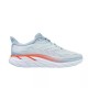 Hoka Clifton 8 Grey Orange Women Men Running Shoe