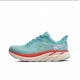 Hoka Clifton 8 Ltblue Orange White Women Men Running Shoe