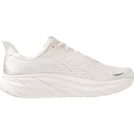 Hoka Clifton 8 White Women Men Running Shoe