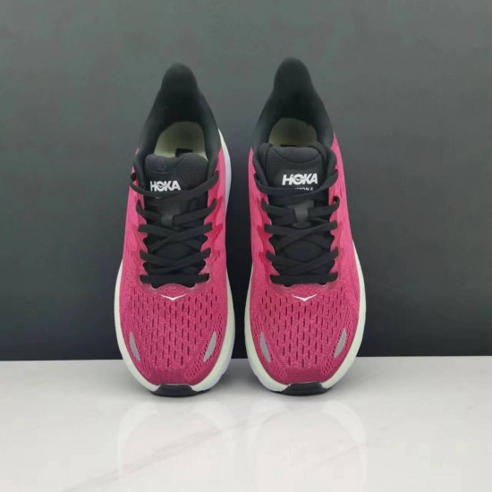 Hoka Clifton 8 Win-Red Black White Women Men Running Shoe